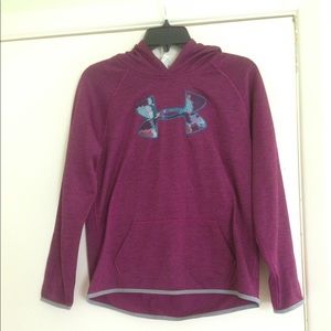 Purple Youth XL Under Armour ColdGear Sweatshirt